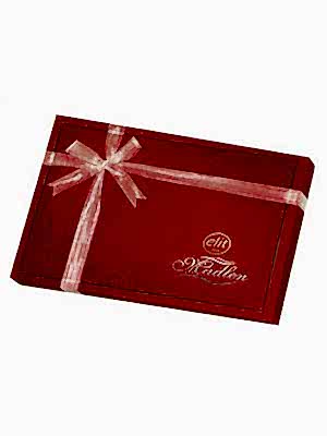 Elit Sevgiyle Madlen Bordo Çikolata (430 Gr)