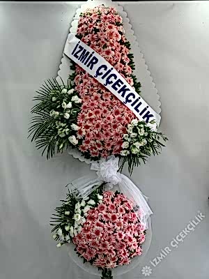 İki Katlı Pembe Çelenk