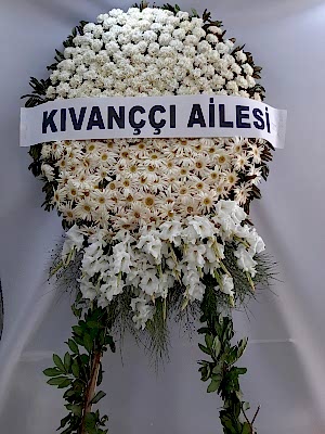 Beyaz Cenaze Çelengi Özel